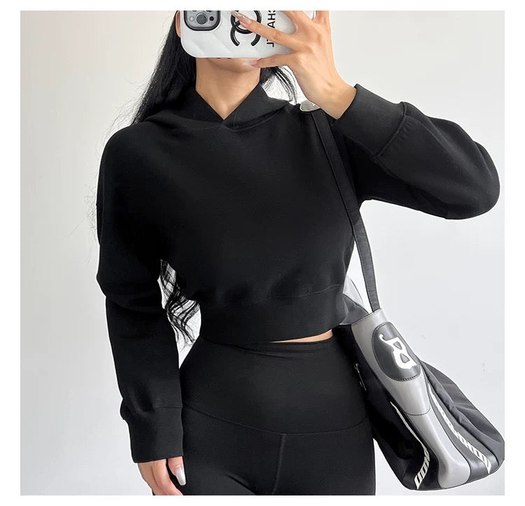 Cozy Crop Comfy Hoodie