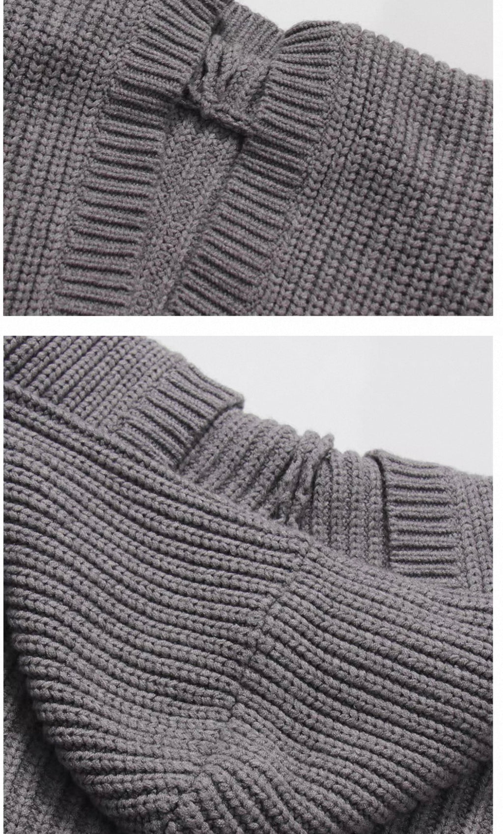Cozy Grey Hoodie Sweater – Casual Chic Pullover for Women