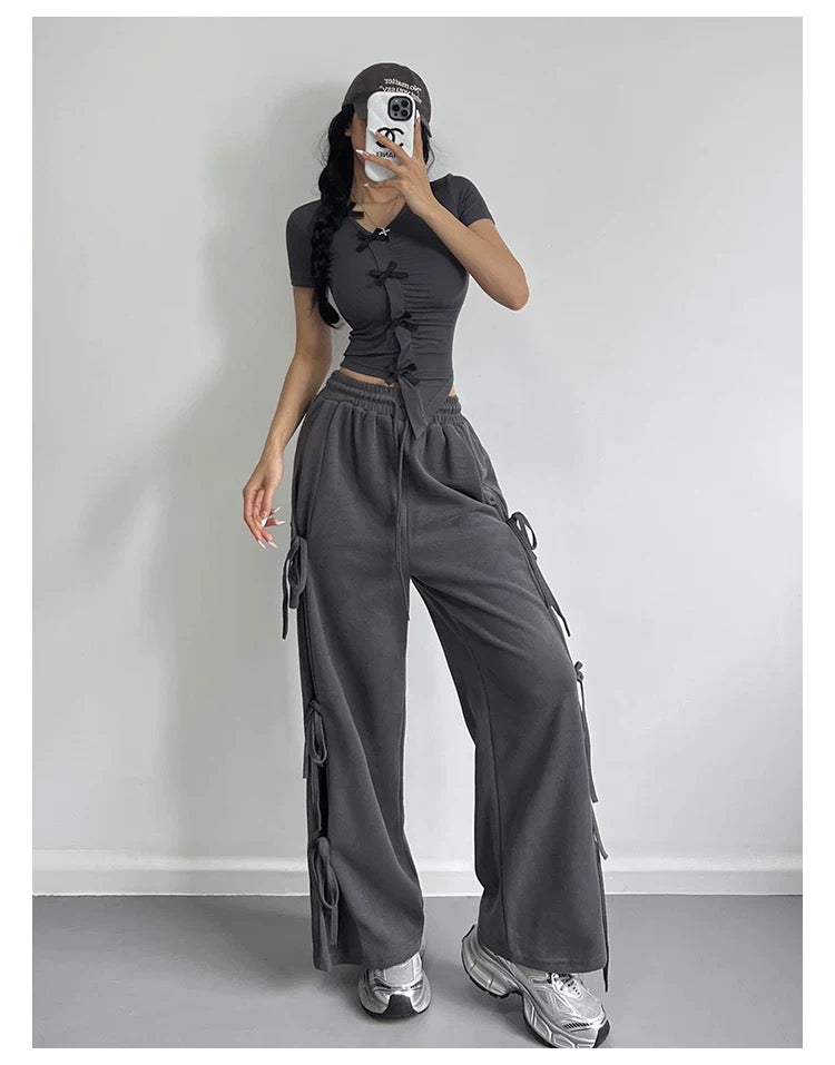 Women’s Bow Knot Detail Sweatpants