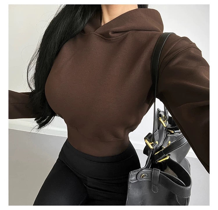 Cozy Crop Comfy Hoodie