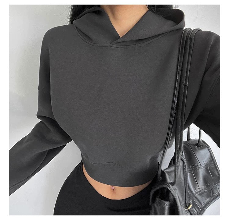 Cozy Crop Comfy Hoodie