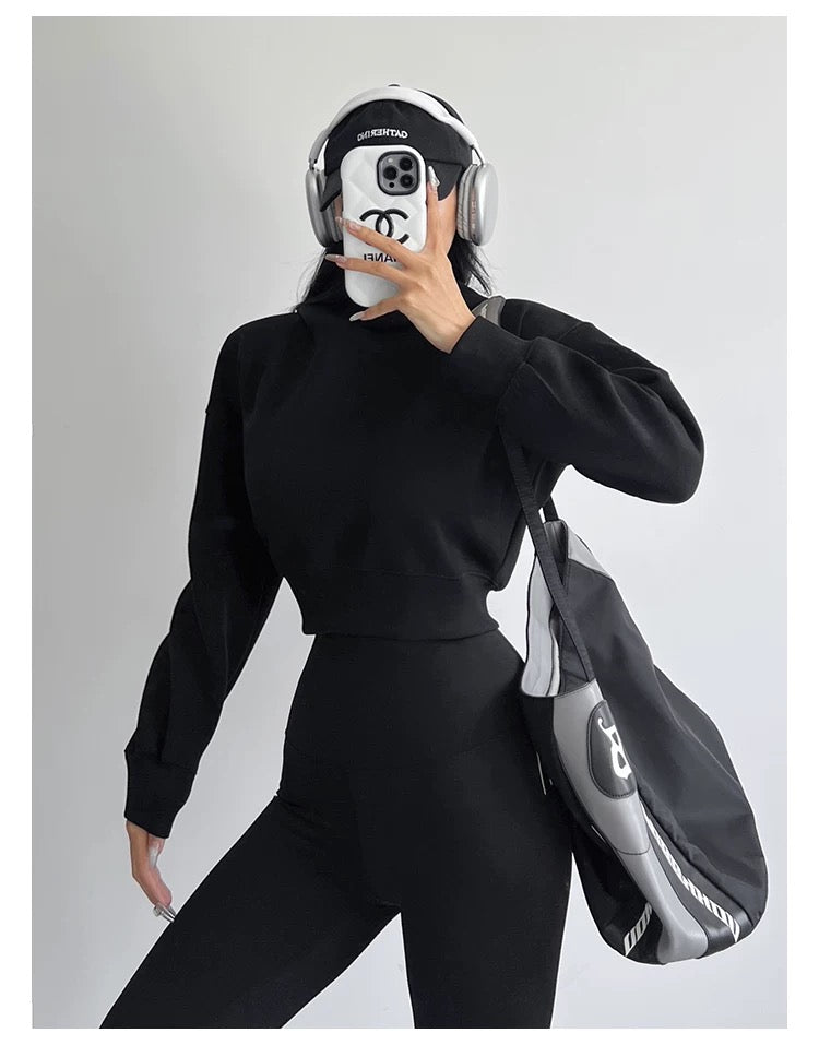 Cozy Crop Comfy Hoodie