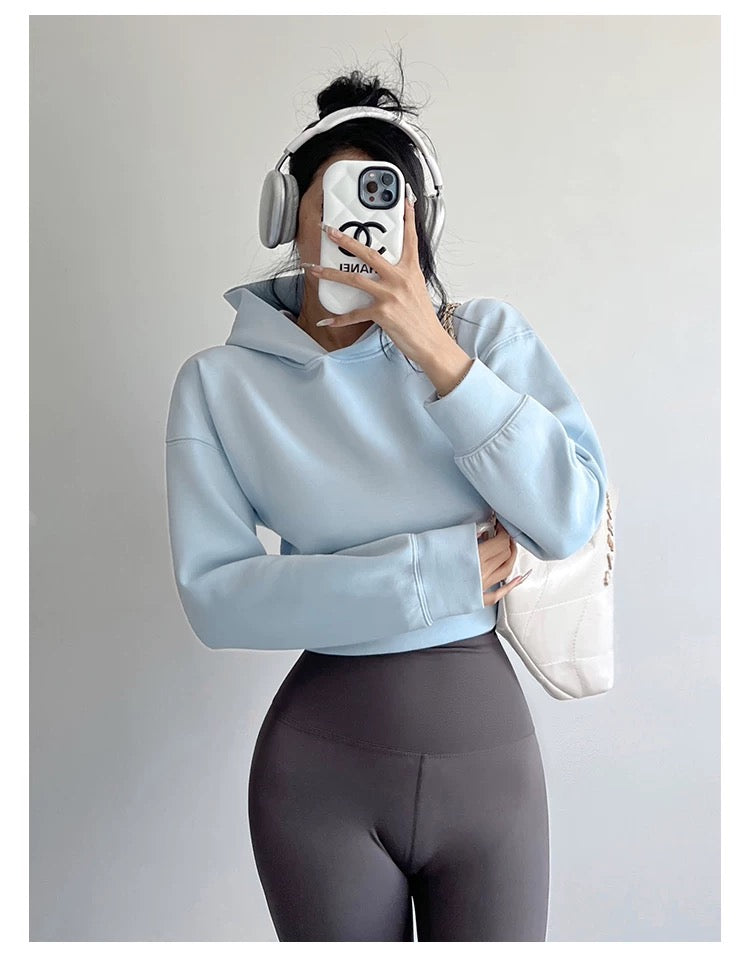 Cozy Crop Comfy Hoodie