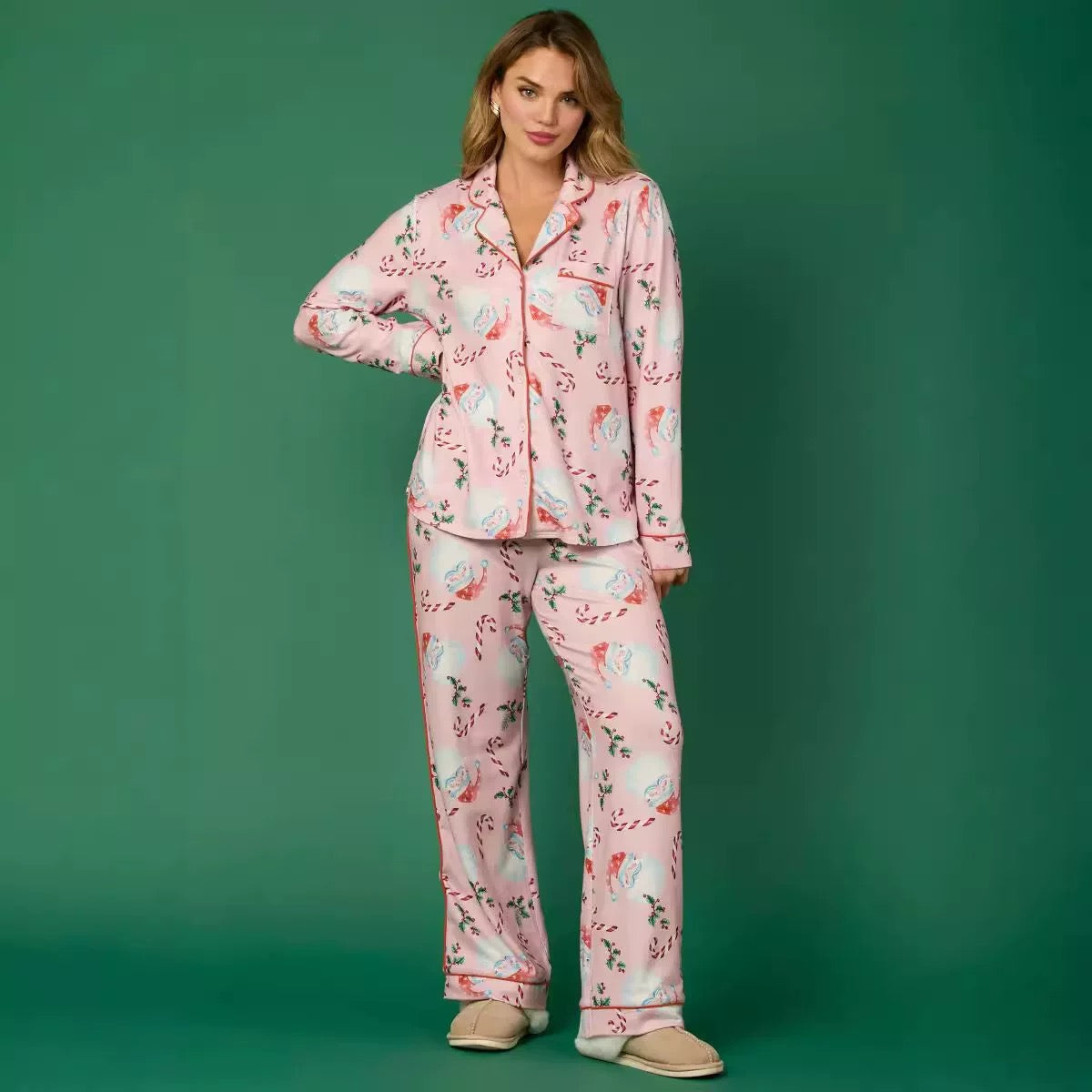 Christmas Pajama Set Collection – Cozy Candy Cane, Velvet Santa & Classic Plaid Holiday PJs