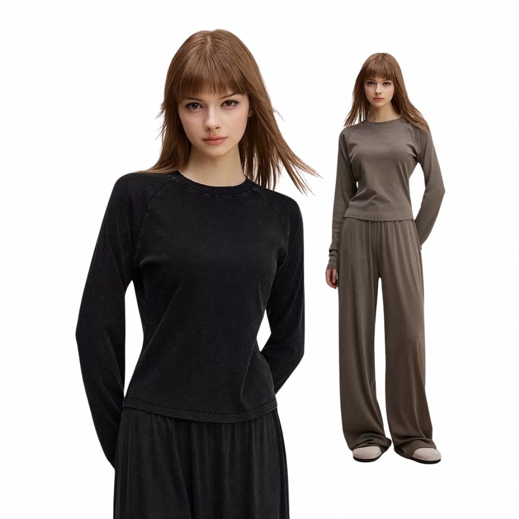 Women’s Fall/Winter Matching Lounge Set –cotton  Cozy 2-Piece by OOTD