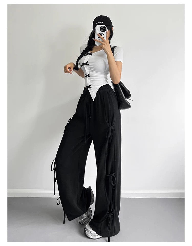Women’s Bow Knot Detail Sweatpants